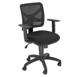 sedia operativa unisit pentagon nero/nero [pnbe/en]