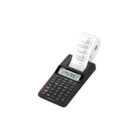 calcolatrice scrivente casio 12 cifre hr-8rce nero [hr-8rce-bk-w-ec]