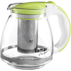 caraffa filtrante lamart lt7028 1.5l in vetro limpido/verde [hnlamazlt7028gr]