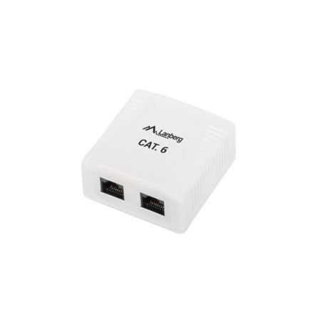 presa a muro lanberg (rj-45 utp) [ou6-0002-w]