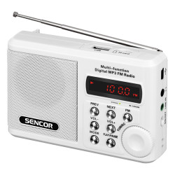 radio sencor srd 215 w usb,mp3,sd [ubsecrsrd215whi]