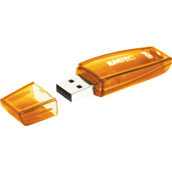 pen drive 128gb emtec c410 usb 2.0 color mix orange [ecmmd128g2c410]