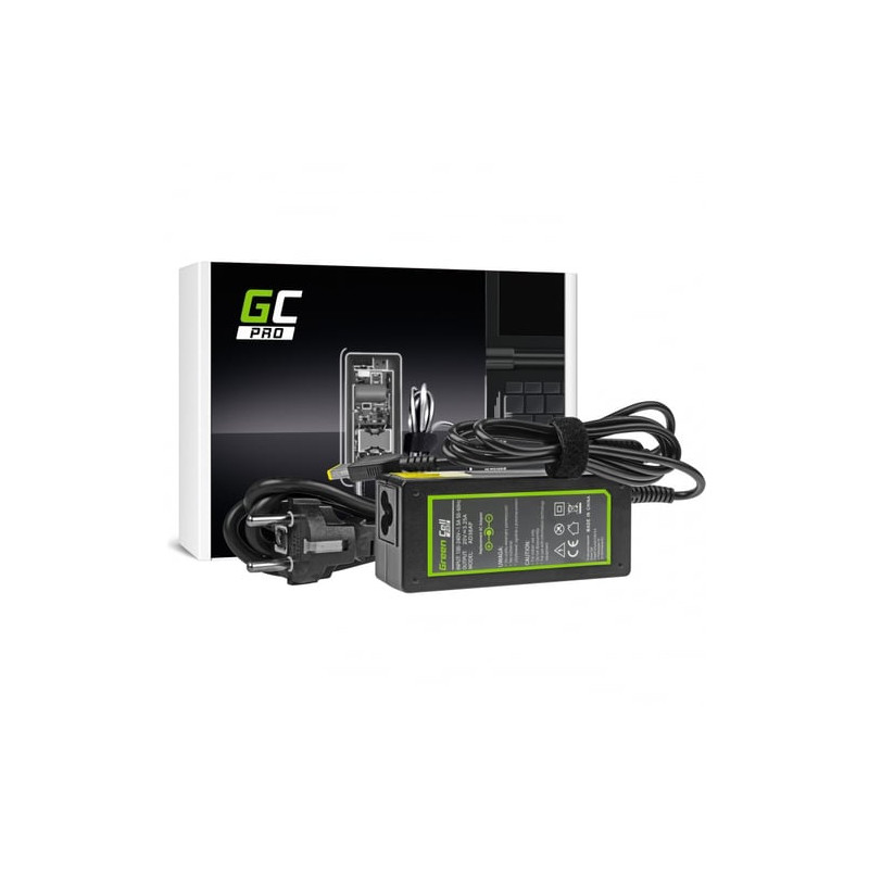 alimentatore notebook green cell pro per lenovo 20v - 3.25a -65w
