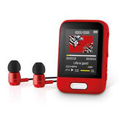 lettore mp3/mp4 sencor sfp 7716rd 16gb rosso [uosec4sfp7716rd]