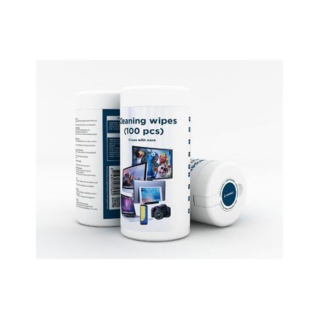 salviettine imbevute gembird di alcol 100pz [ck-aww100-01]