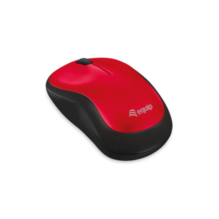 mouse ottico wireless conceptronic confort equip 1200dpi rosso [245113]