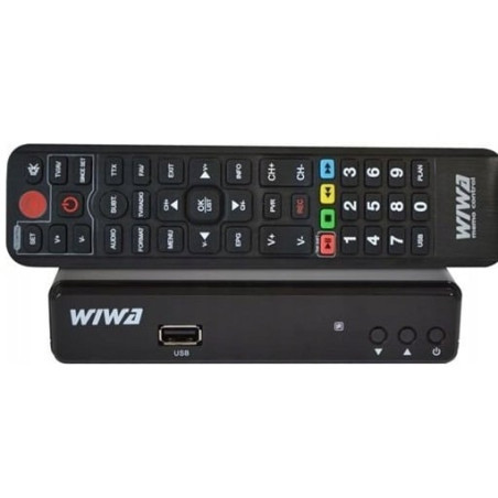 sintonizzatore wiva h.265 lite con telecomando nero [2790z]