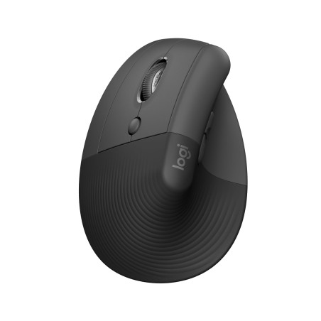mouse logitech lift verticale per mancini 6 pulsanti wirless nero