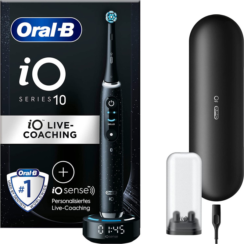 spazzolino elettrico oral-b io10 cosmic nero [io 10 cosmic black]