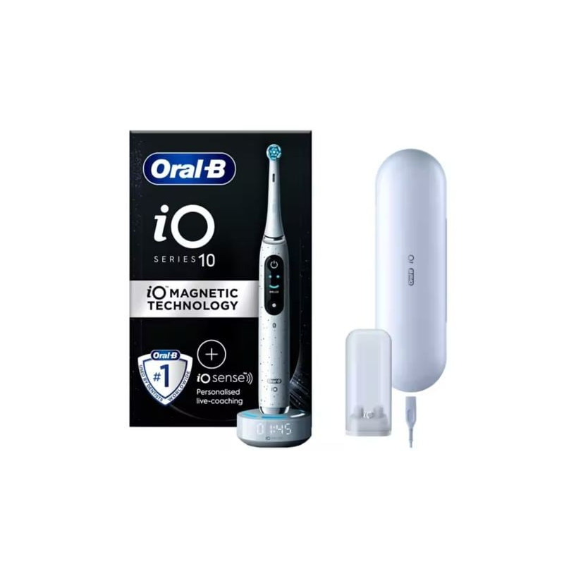 spazzolino elettrico oral-b io10 stardust bianco [io 10 stardust