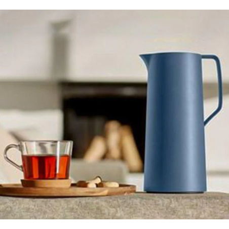 caraffa sottovuoto emsa motiva quick press 1l blu