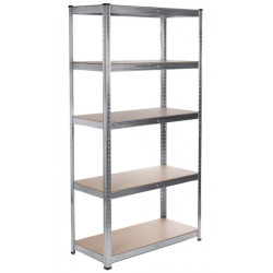 scaffale greenblue gb378 180x90x40cm acciaio zincato [hdgeemoreggb378]