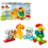 gioco da costruzione lego duplo il treno degli animali multicolore