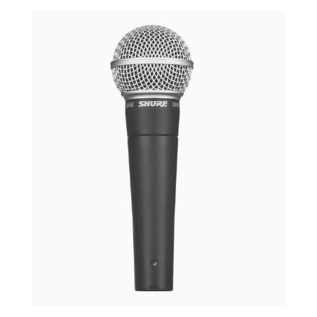 microfono shure sm58-lce voice seza interruttore nero
