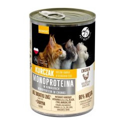 alimento umido petrepublic monoproteico con pollo in salsa per gatti