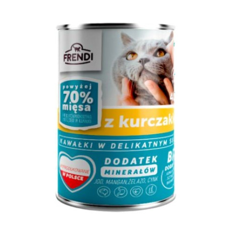 mangime frendi cibo umido per gatti: pollo con salsa - 400g