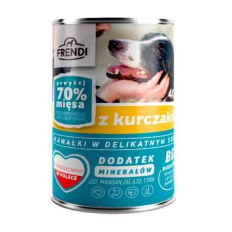 mangime frendi cibo umido per cani: pollo con salsa - 400g