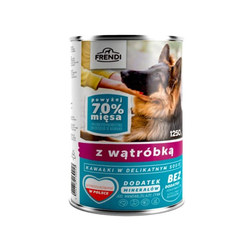 mangime frendi cibo umido per cani: fegato con salsa - 1250g