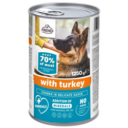 cibo umido frendi carne di tacchino per cani adulti 1.25kg