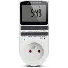 presa con timer elettronico esperanza 16a 3680w 230v bianco [ela101]