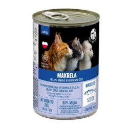 cibo umido per gatti petrepublic pezzi di sgombro in salsa delicata