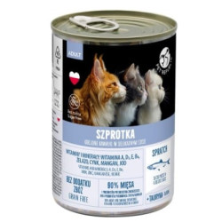cibo umido per gatti petrepublic pezzi di spratto in salsa delicata