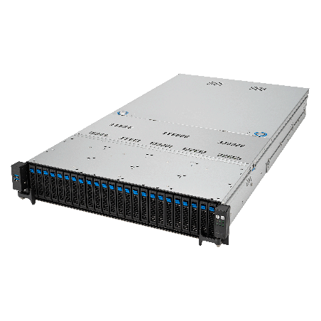 server rack asus amd epyc 9004 rs720a-e12-rs24u 2u 24xnvme/2xm.2/9xpcie/3xgpu/2x10gbe