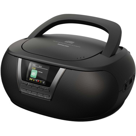 radio cd sencor spt6200db cd/mp3/usb/radio fm/dab nero [ubsecrospt6200b]