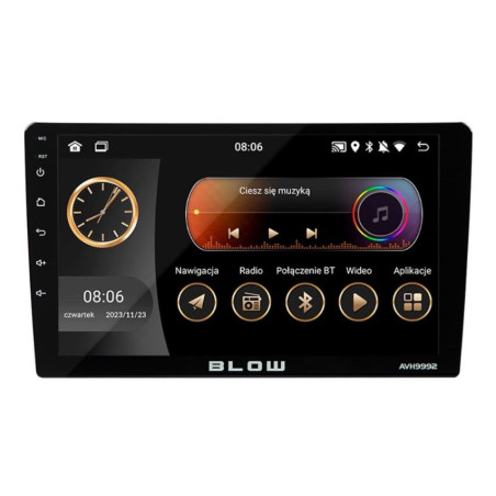 autoradio blow avh-8960 micro sd/mp3 usb-c bluetooth nero