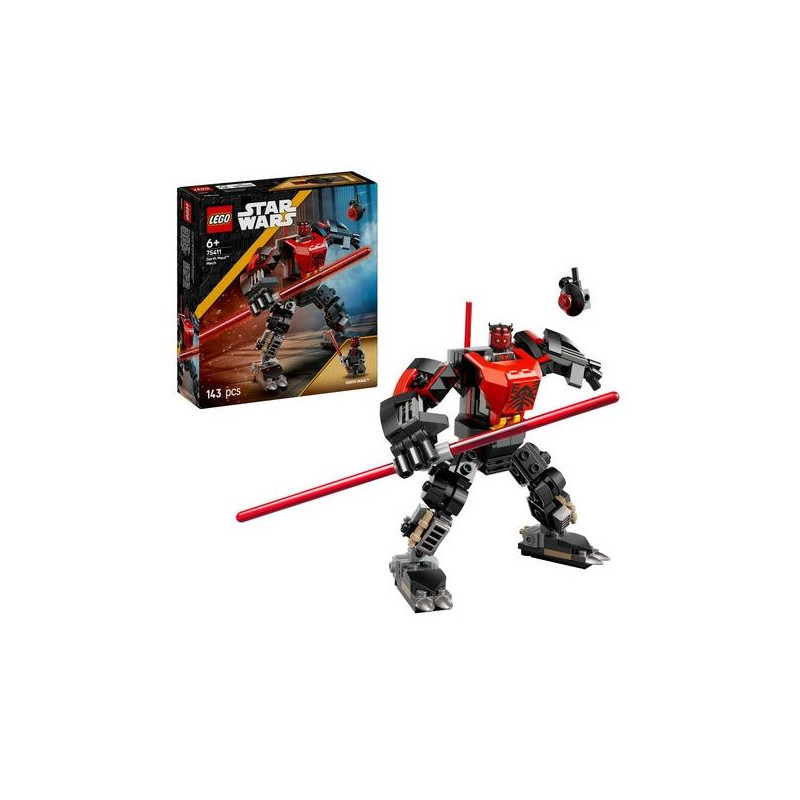 gioco da costruzione lego star wars mech darth maul multicolore 143pz