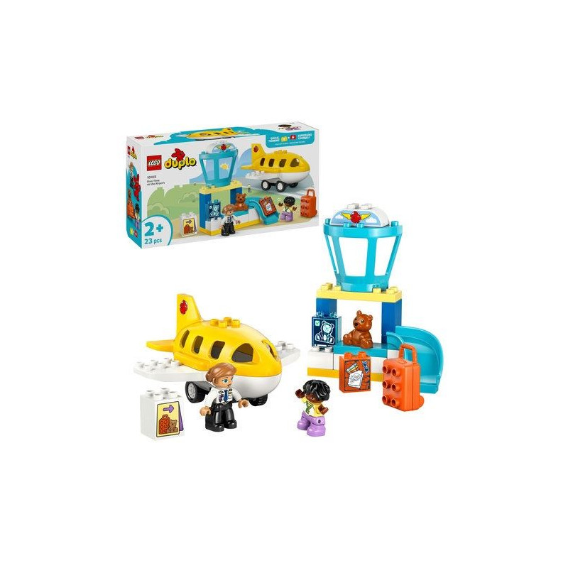 gioco di costruzione lego duplo prima volta in aeroporto multicolore