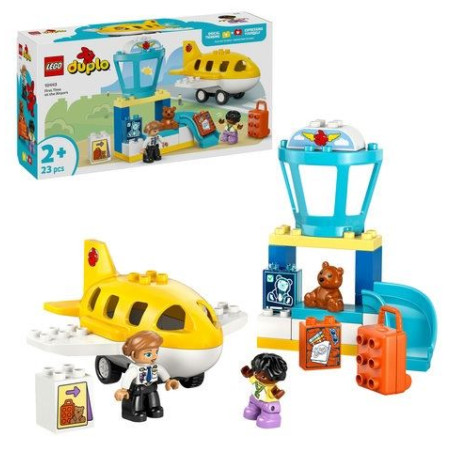 gioco di costruzione lego duplo prima volta in aeroporto multicolore