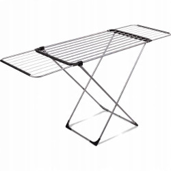 stendibiancheria lamart mexo lt8102 18mÂ² argento/nero [hdlamsllt810218]