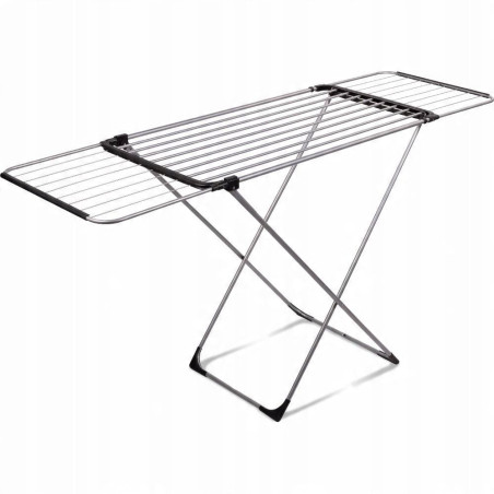 stendibiancheria lamart mexo lt8102 18mÂ² argento/nero [hdlamsllt810218]