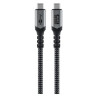cavo usb goobay usb-c maschio 0.5m nero/grigio [74210]