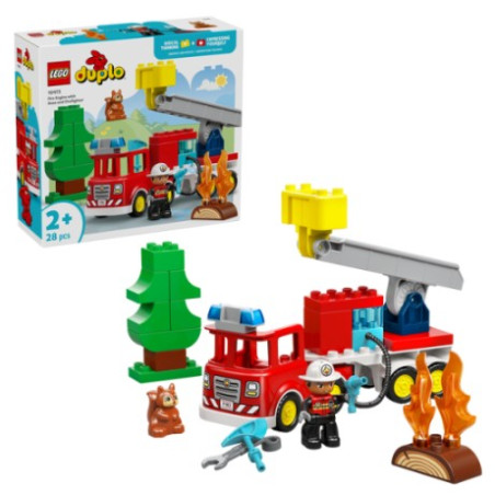 set da gioco lego duplo 10473 camion dei pompieri con manichetta