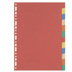 divisori favorit 6 tasti 21x29,7 cartoncino colorato 240gr [100204883]