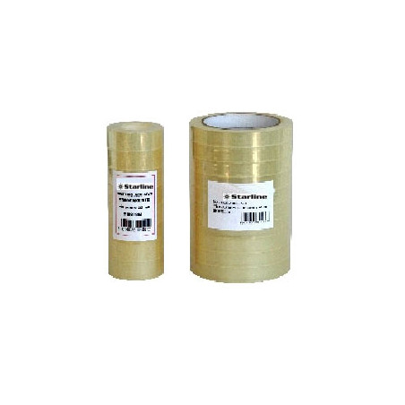nastro adesivo starline torre 8 rotoli 19mmx10m trasparente [1232]