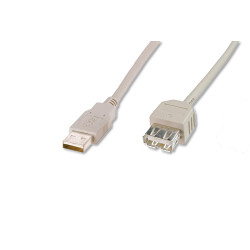 Cavo prolunga usb digitus usb 2.0 maschio/femmina nero [lp8152b]