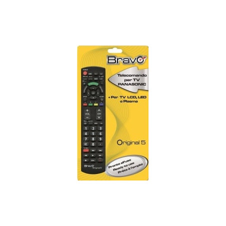 telecomando bravo original 5 per tv panasonic