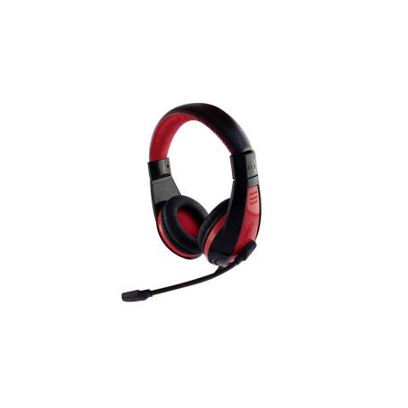 cuffie media tech nemesis mt3574 (red color) cuffie padiglione e
