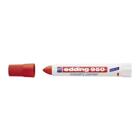marcatore a vernice edding industry painter e-950 rosso [4-950002]