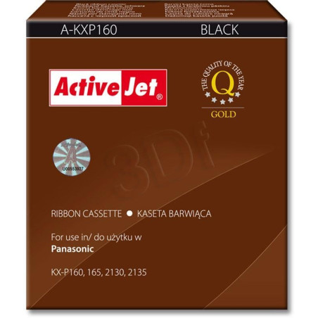 nastro di stampa activejet a-kxp160 per panasonic kxp160 nero
