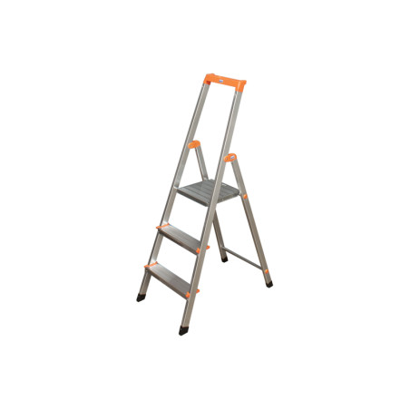 scala krause monto solidy 3 scalini alluminio argento [126214]