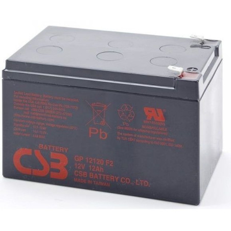 batteria csb gp12120f2 12v 12ah [azcsbuaygp12120]