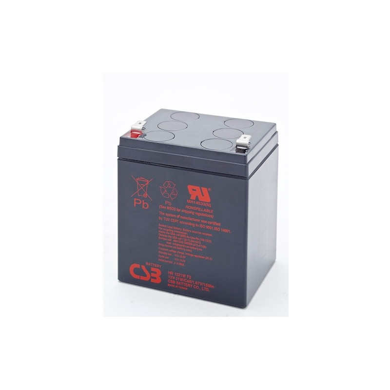 batteria csb hr1221wf2 12v nero [azcsbuayhr1221w]