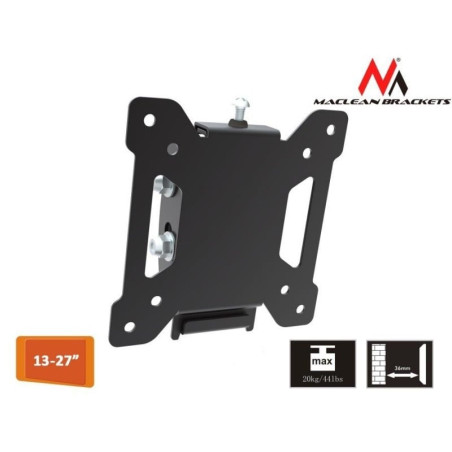 supporto murale maclean mc-596 13-27" 20 kg) [mc-596]