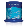 confezione cd-r 52x700mb verbatim, 100 pezzi [ecvrbcrl570]