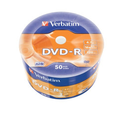 confezione dvd-r 16x4.7gb verbatim, 50 pezzi [ecvrbdmro000003]