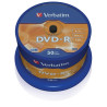 confezione dvd-r verbatim 16x 4.7gb 50pz [ecvrbdmrl45]